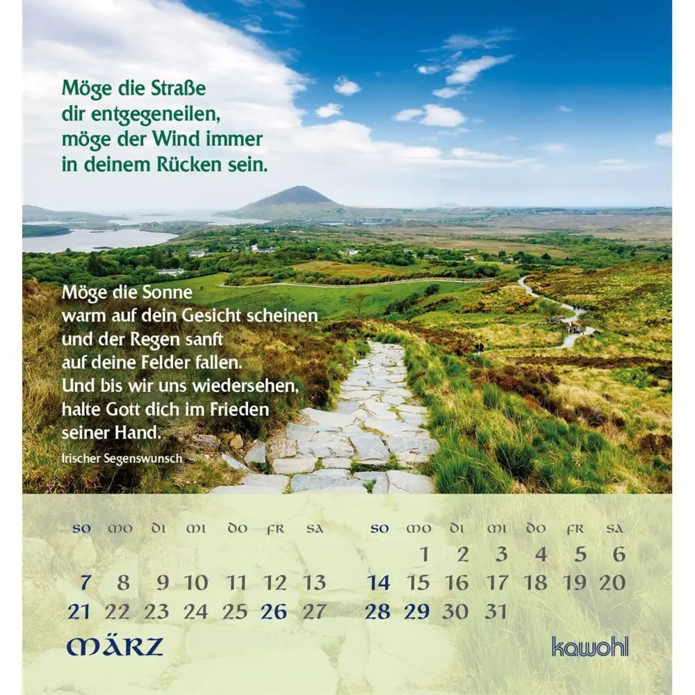 Bild: 9783754881576 | Tiefen Frieden wünsche ich dir 2027 | Kalender | Spiralbindung | 14 S.