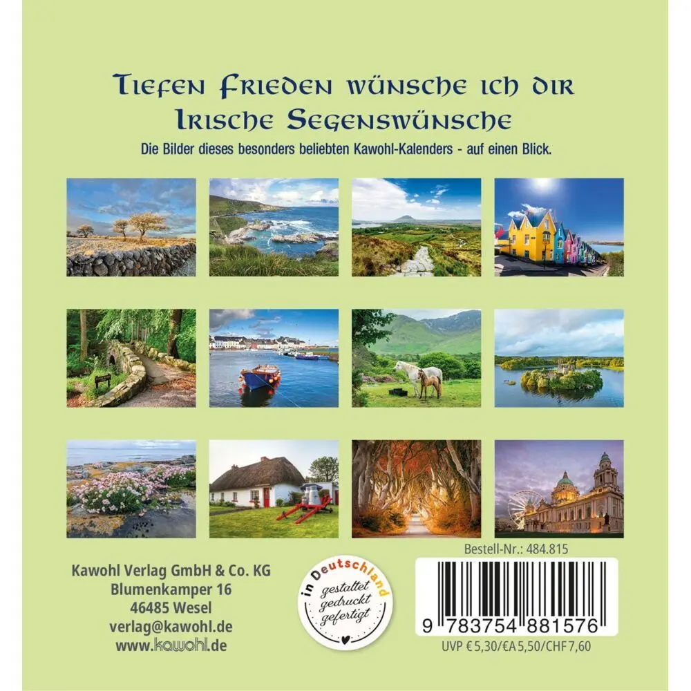Bild: 9783754881576 | Tiefen Frieden wünsche ich dir 2027 | Kalender | Spiralbindung | 14 S.
