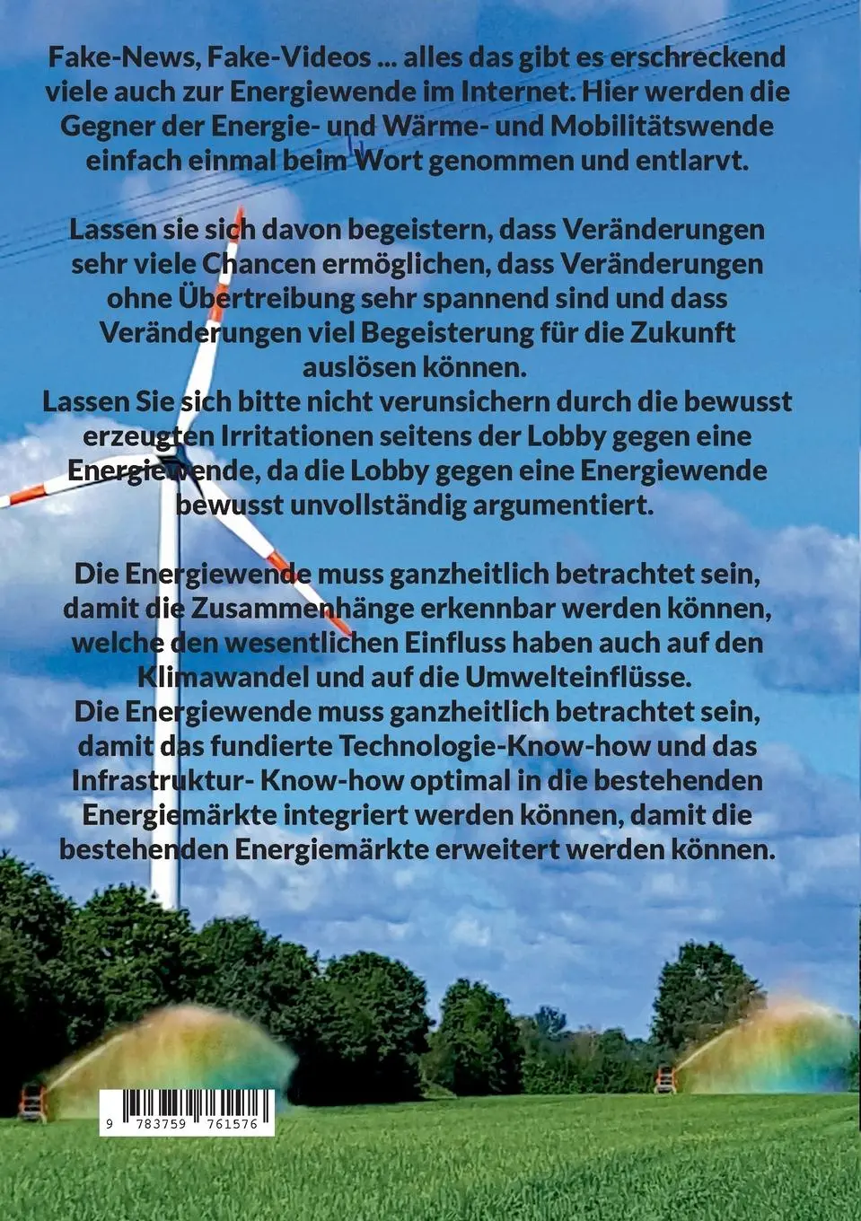 Rückseite: 9783759761576 | Klartext zur Energiewende und Mobilitätswende: | Dieter Mende | Buch