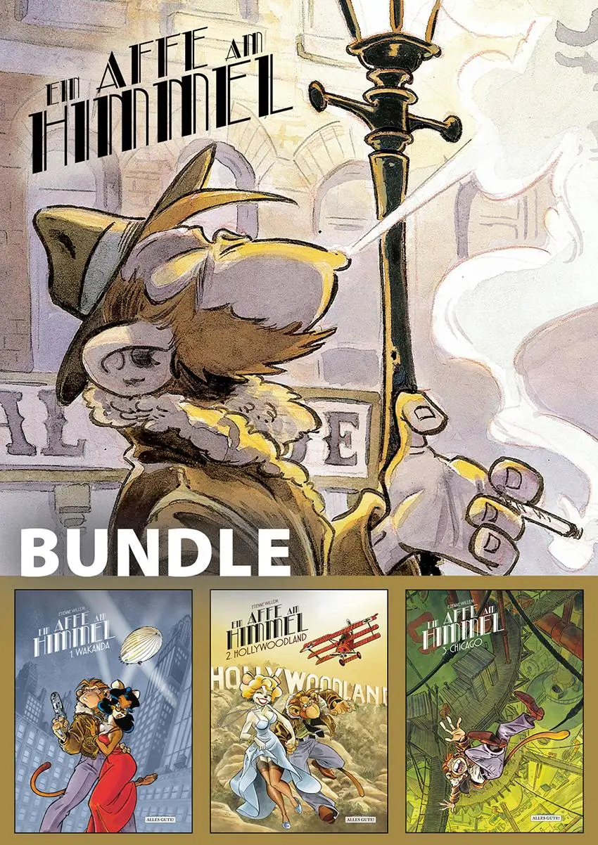 Cover: 9783965821576 | Ein Affe am Himmel - Komplett-Bundle | Étienne Willem | Buch | 144 S.
