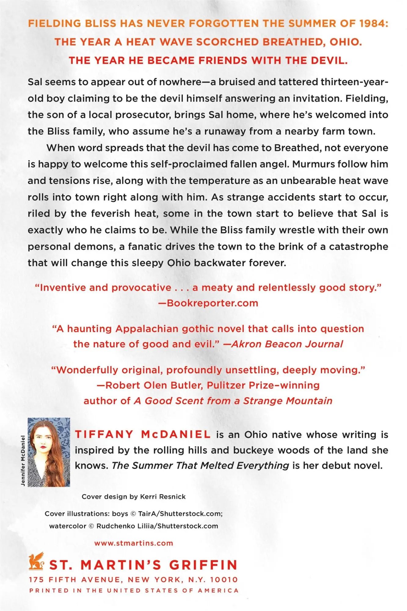 Rückseite: 9781250131676 | Summer That Melted Everything | Tiffany Mcdaniel | Taschenbuch | 2017