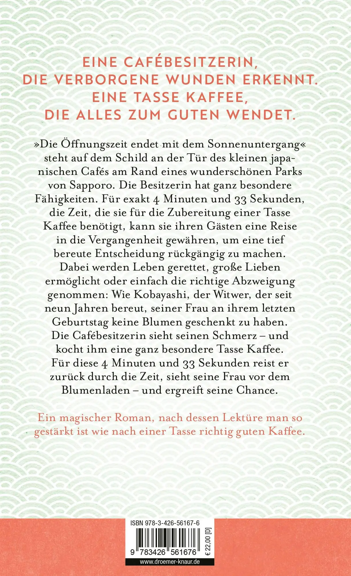 Rückseite: 9783426561676 | Das kleine Café der zweiten Chancen | Shiori Ota | Buch | 240 S.