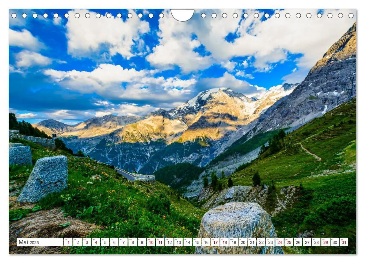 Bild: 9783435161676 | ALPENPÄSSE Österreich - Schweiz - Italien (Wandkalender 2025 DIN A4...