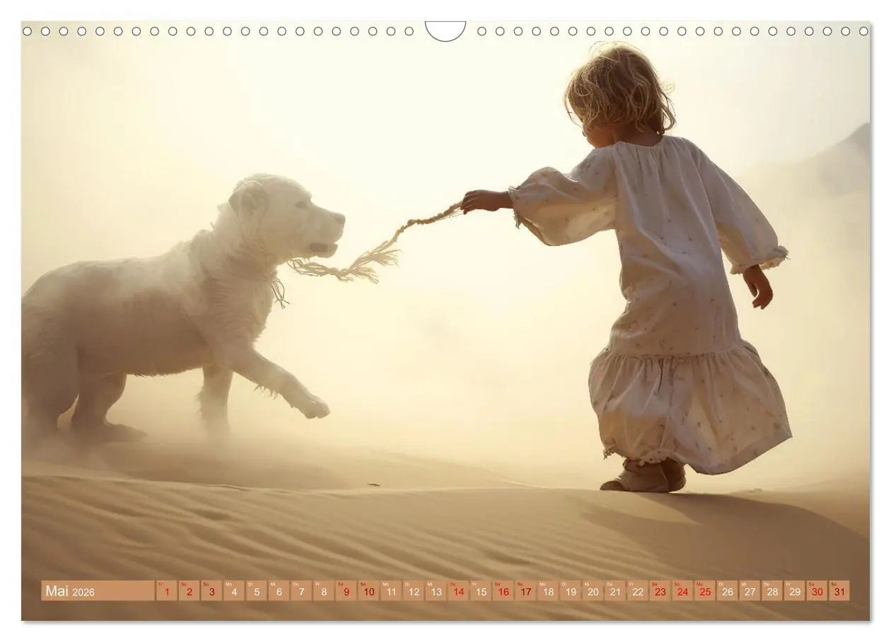Bild: 9783457491676 | Mensch und Tier - Wüstenfantasien (Wandkalender 2026 DIN A3 quer),...