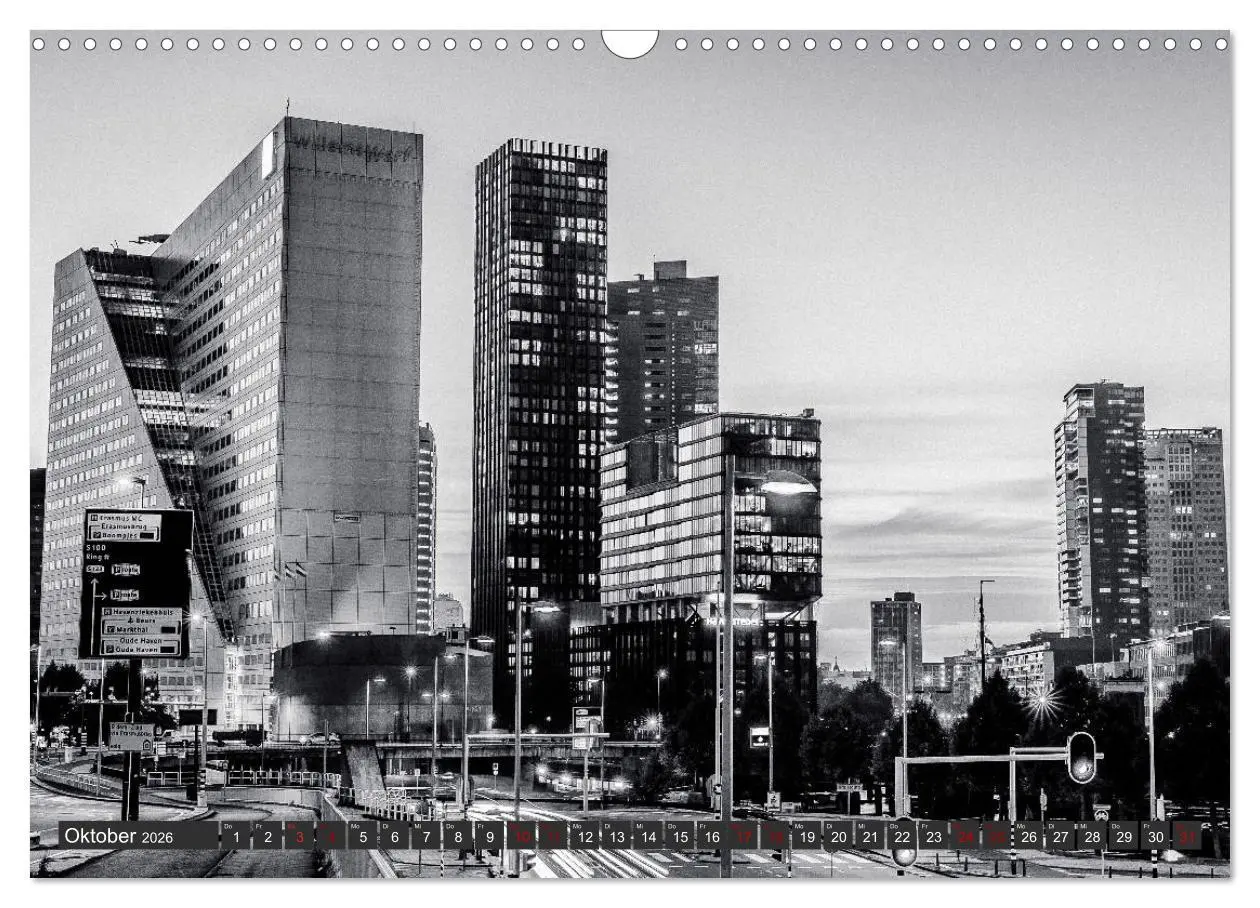 Bild: 9783457871676 | Ein Blick auf Rotterdam (Wandkalender 2026 DIN A3 quer), CALVENDO...