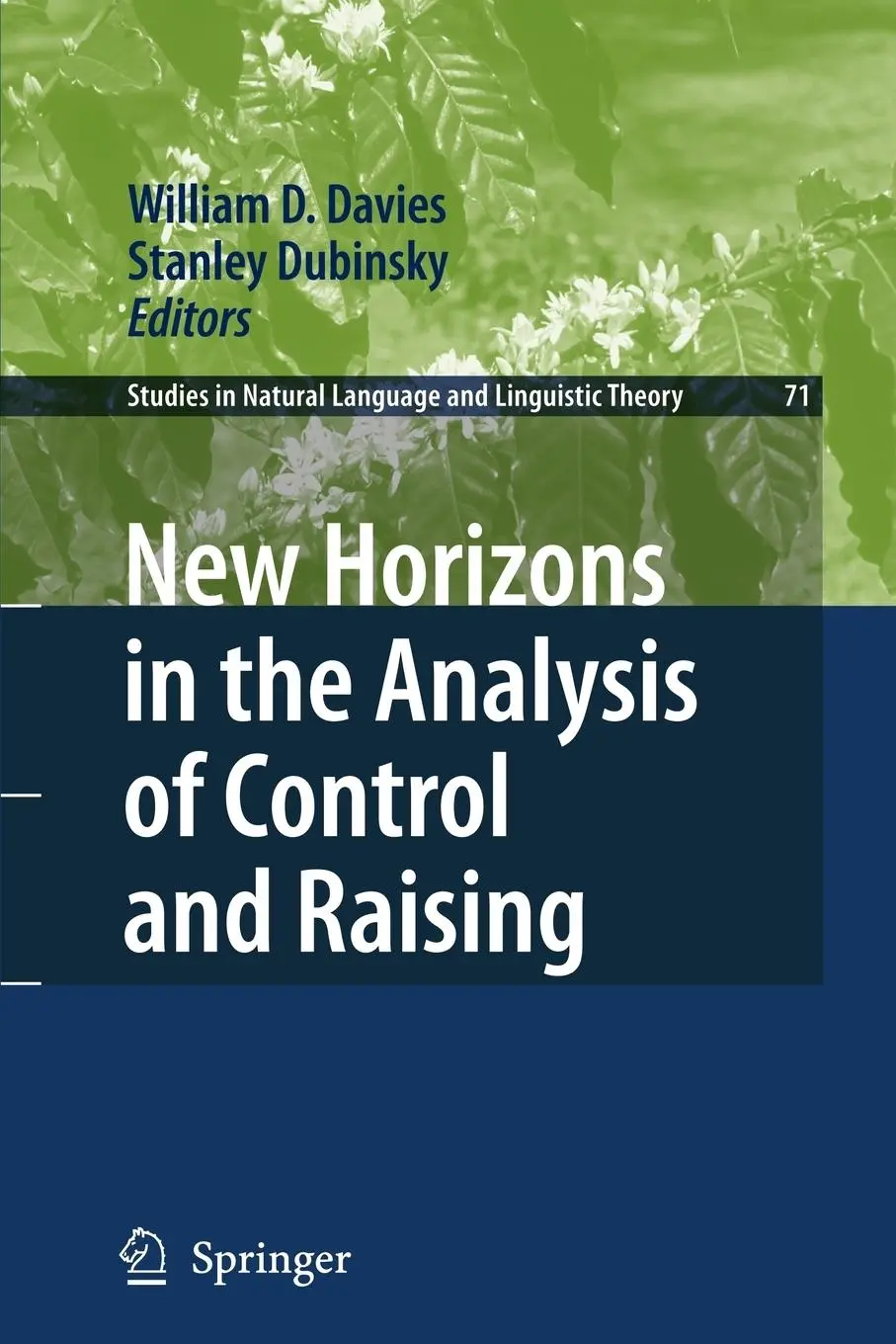 Cover: 9781402061776 | New Horizons in the Analysis of Control and Raising | Davies (u. a.)