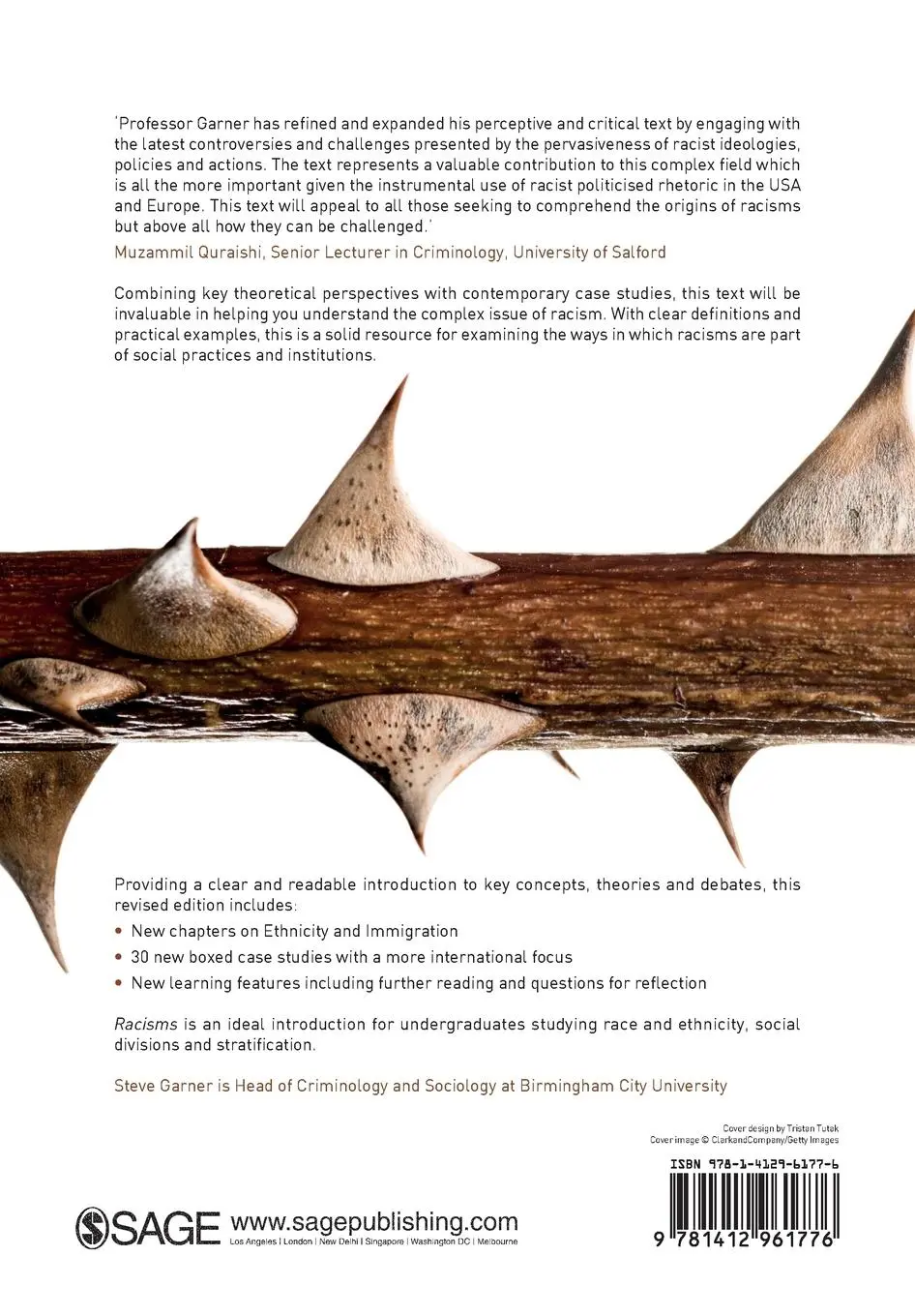 Rückseite: 9781412961776 | Racisms | An Introduction | Steve Garner | Taschenbuch | Englisch