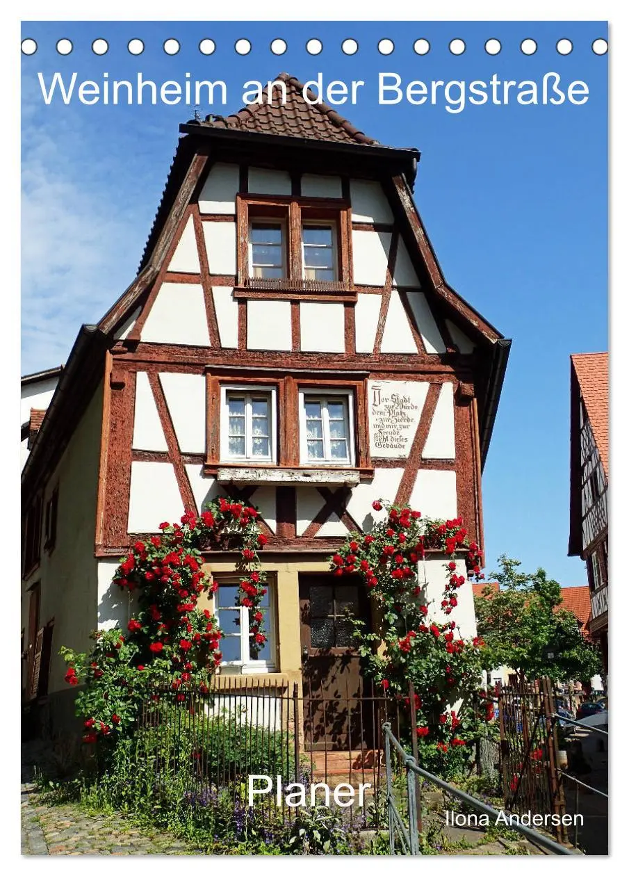 Cover: 9783516401776 | Weinheim an der Bergstraße Planer (Tischkalender 2026 DIN A5 hoch),...
