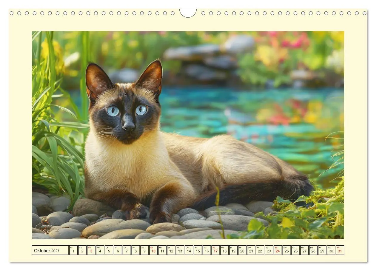 Bild: 9783516951776 | Edle Siamkatzen. Anmut und Charakter im Spiel mit der Natur...