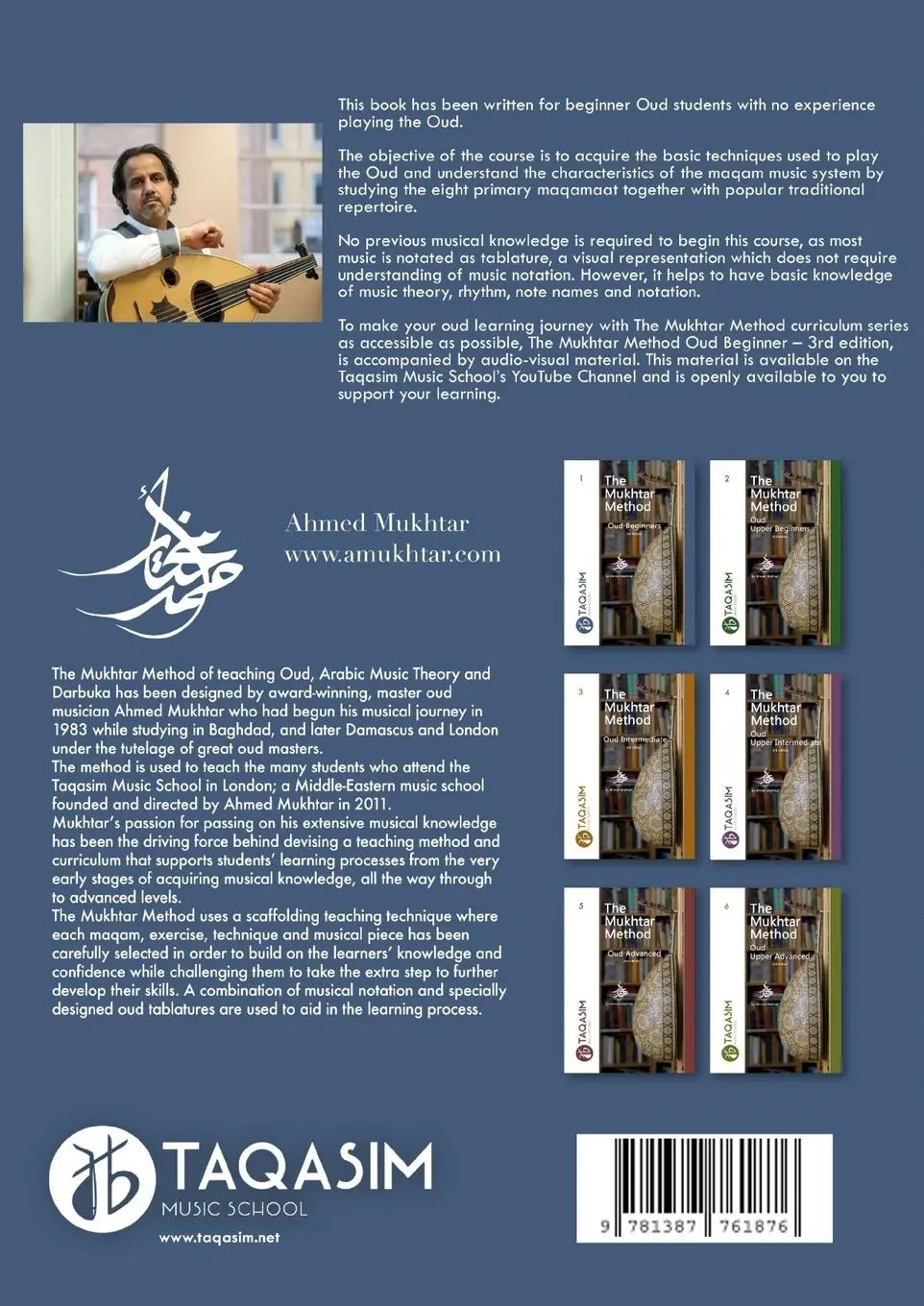 Rückseite: 9781387761876 | The Mukhtar Method - Oud Beginners | Learn Oud | Ahmed Mukhtar | Buch
