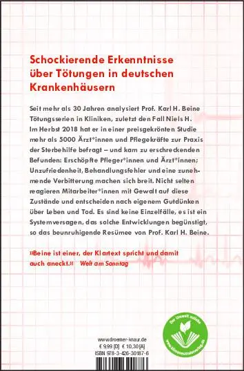 Rückseite: 9783426301876 | Tatort Krankenhaus | Ein kaputtes System macht es den Tätern leicht