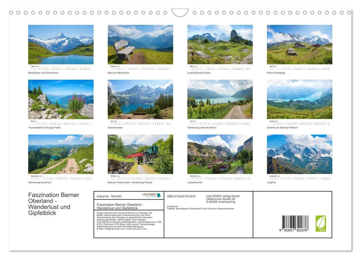 Bild: 9783457301876 | Faszination Berner Oberland - Wanderlust und Gipfelblick...
