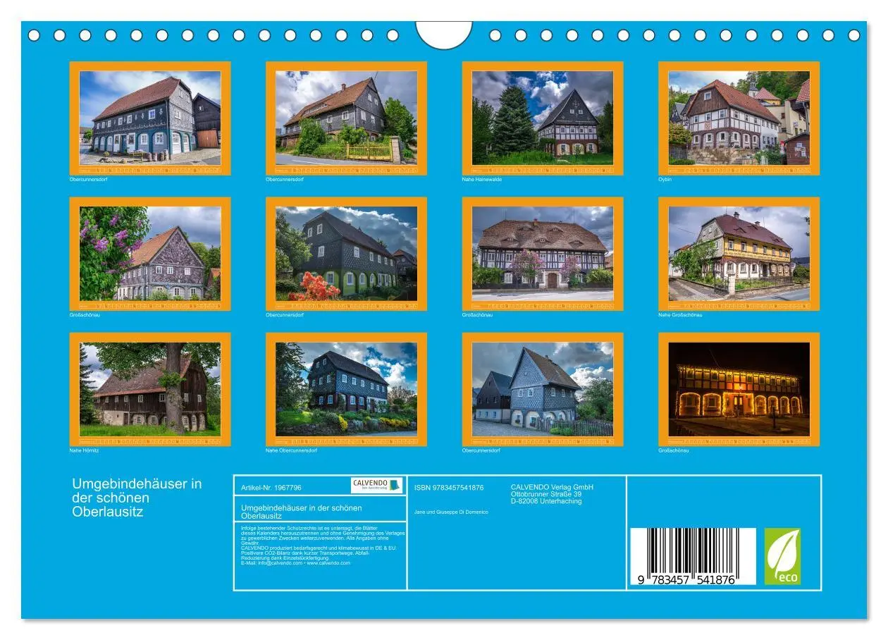 Bild: 9783457541876 | Umgebindehäuser in der schönen Oberlausitz (Wandkalender 2026 DIN...