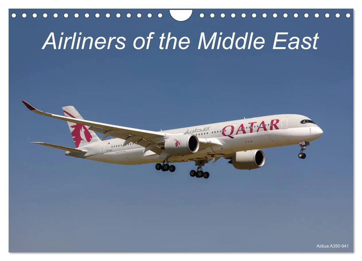 Cover: 9783516561876 | Airliners of the Middle East (Wall Calendar 2026 DIN A4 landscape),...