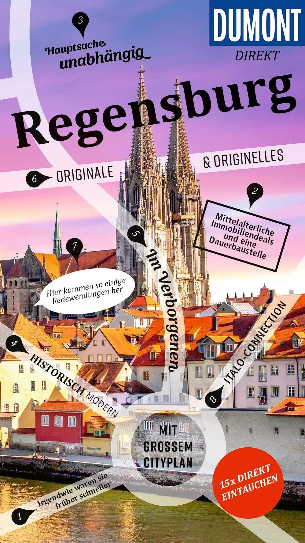 Cover: 9783616001876 | DUMONT direkt Reiseführer Regensburg | Mit großem Cityplan | Schetar