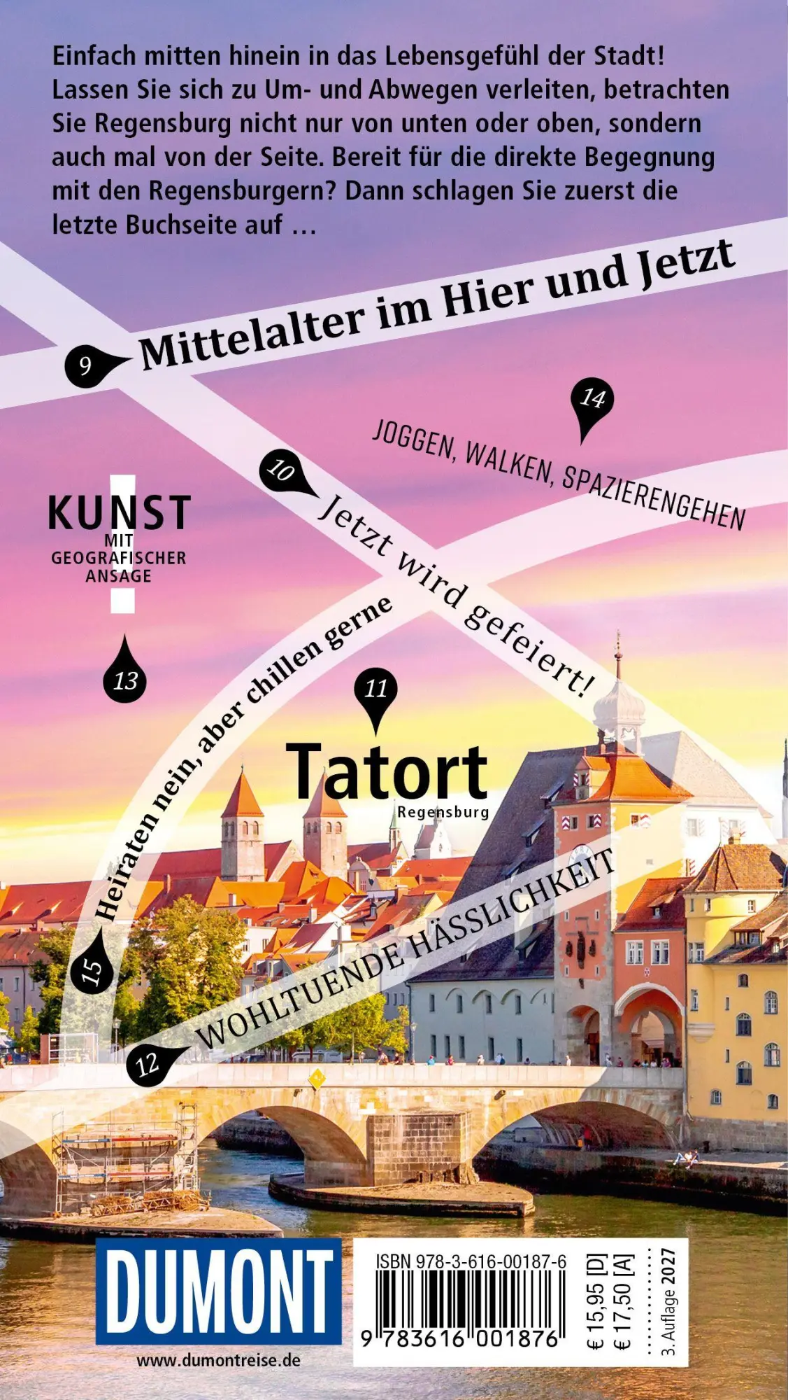Rückseite: 9783616001876 | DUMONT direkt Reiseführer Regensburg | Mit großem Cityplan | Schetar