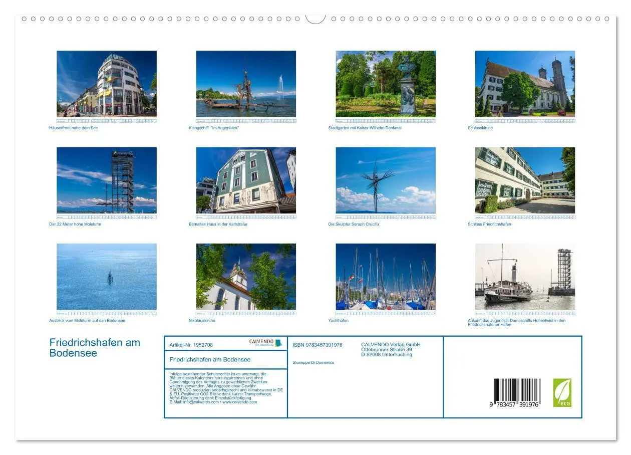 Bild: 9783457391976 | Friedrichshafen am Bodensee (hochwertiger Premium Wandkalender 2026...
