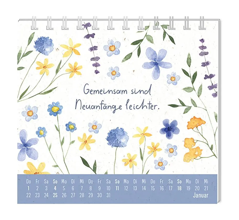 Bild: 9783986361976 | Mini-Kalender 2026 Du bist wundervoll | Mini-Kalender | Original