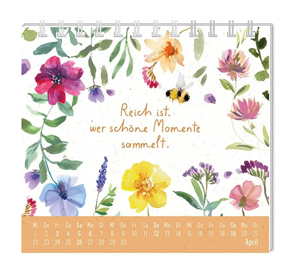 Bild: 9783986361976 | Mini-Kalender 2026 Du bist wundervoll | Mini-Kalender | Original