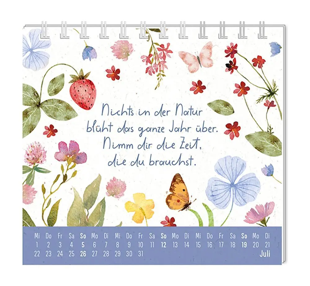 Bild: 9783986361976 | Mini-Kalender 2026 Du bist wundervoll | Mini-Kalender | Original