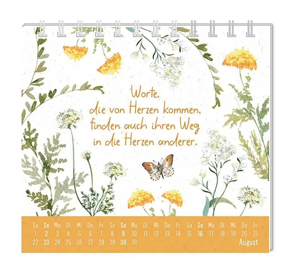 Bild: 9783986361976 | Mini-Kalender 2026 Du bist wundervoll | Mini-Kalender | Original