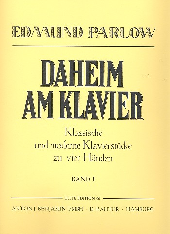 Cover: 9790221101976 | Daheim Am Klavier 1 | Edmund Parlow | Buch | EAN 9790221101976