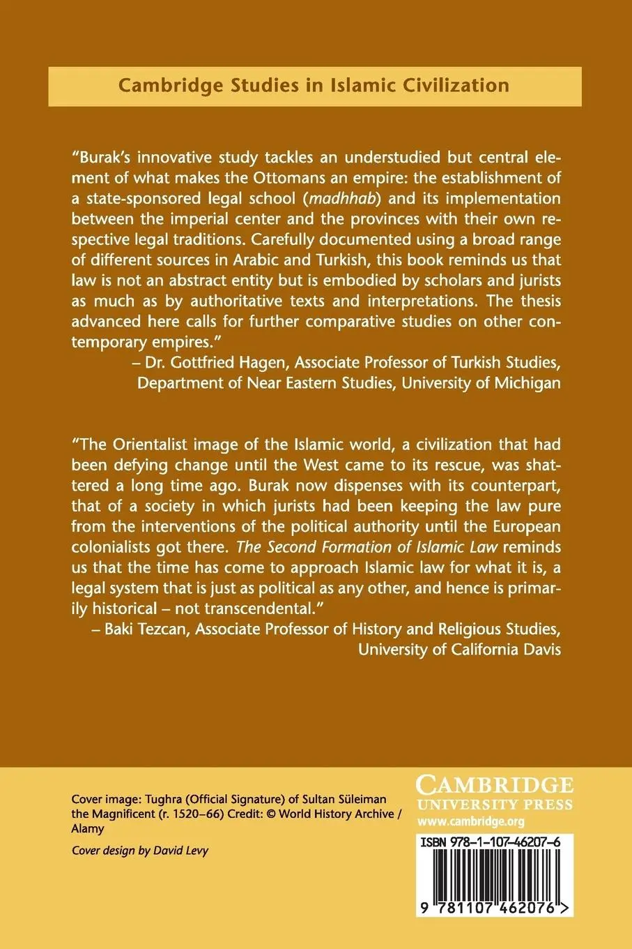 Rückseite: 9781107462076 | The Second Formation of Islamic Law | Guy Burak | Taschenbuch | 2017