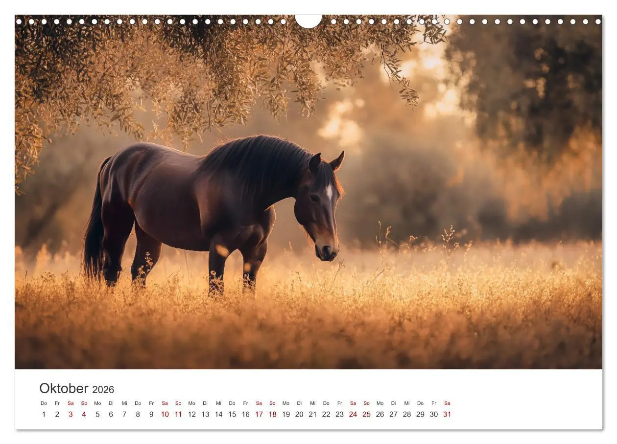 Bild: 9783457282076 | Im Wind der Freiheit - Ein Jahr voller Pferde (Wandkalender 2026...