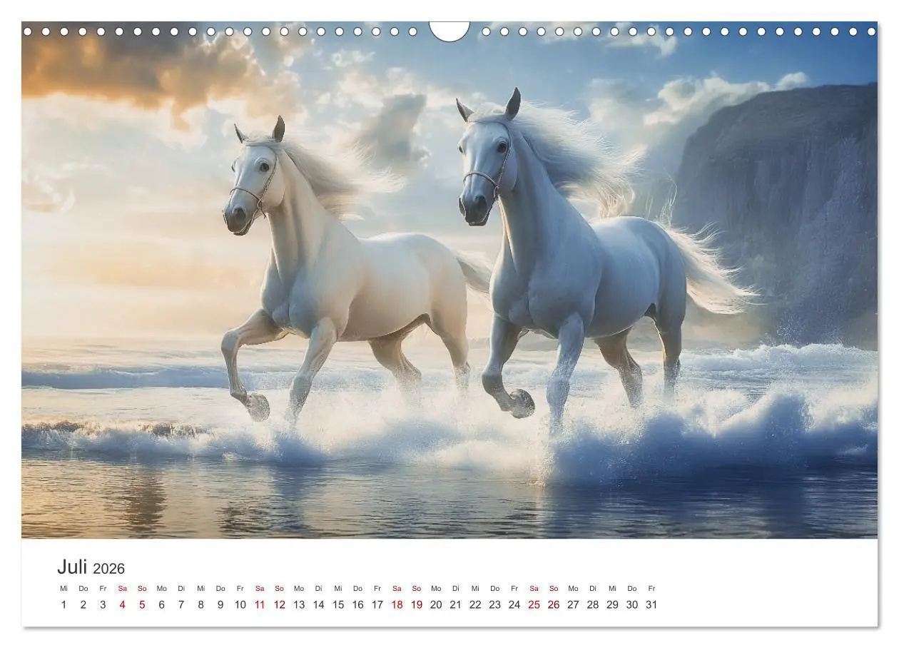 Bild: 9783457282076 | Im Wind der Freiheit - Ein Jahr voller Pferde (Wandkalender 2026...