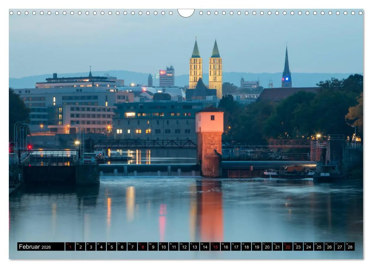 Bild: 9783457802076 | Kassel bei Nacht (Wandkalender 2026 DIN A3 quer), CALVENDO...