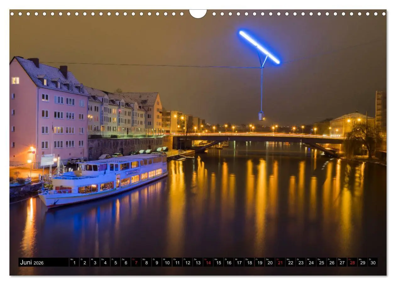 Bild: 9783457802076 | Kassel bei Nacht (Wandkalender 2026 DIN A3 quer), CALVENDO...