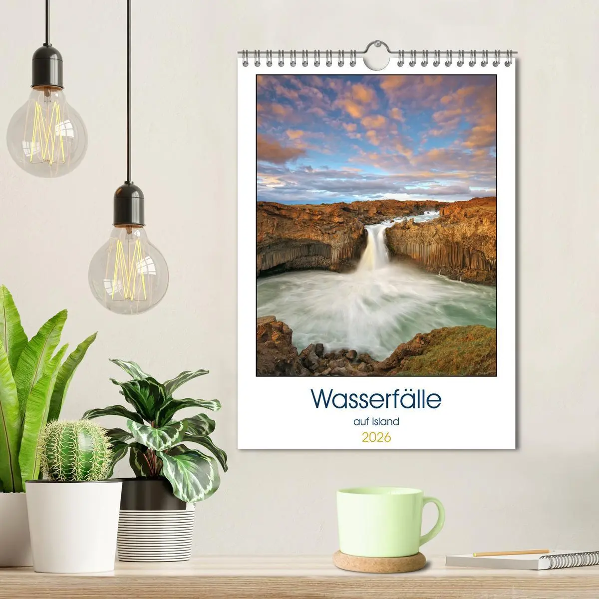 Bild: 9783516372076 | Wasserfälle auf Island (Wandkalender 2026 DIN A4 hoch), CALVENDO...