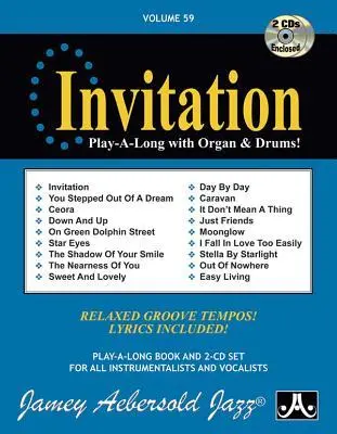 Cover: 9781562242176 | Invitation | Jazz Play-Along Vol.59 | Jamey Aebersold | Taschenbuch