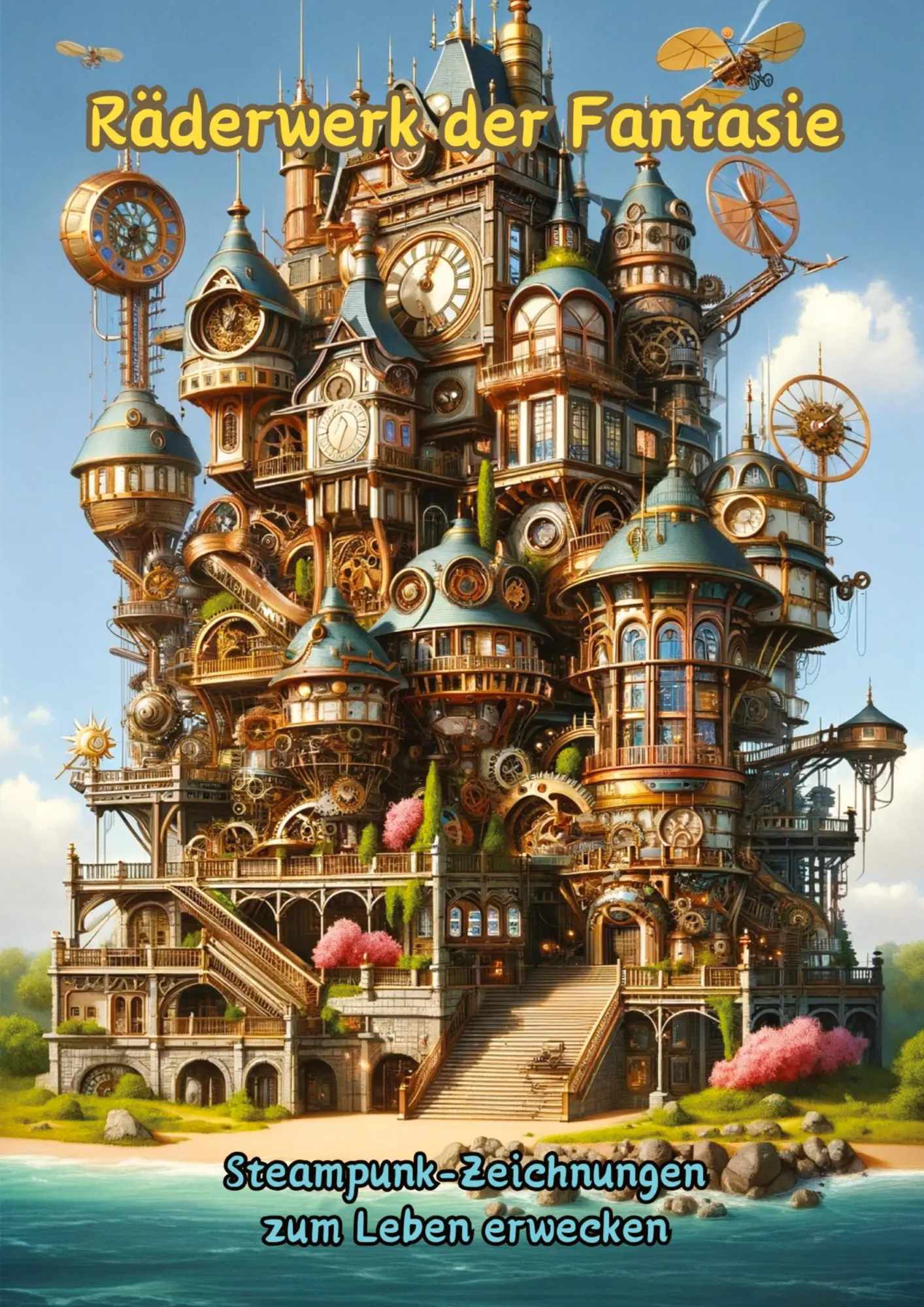 Cover: 9783384152176 | Räderwerk der Fantasie | Steampunk-Zeichnungen zum Leben erwecken
