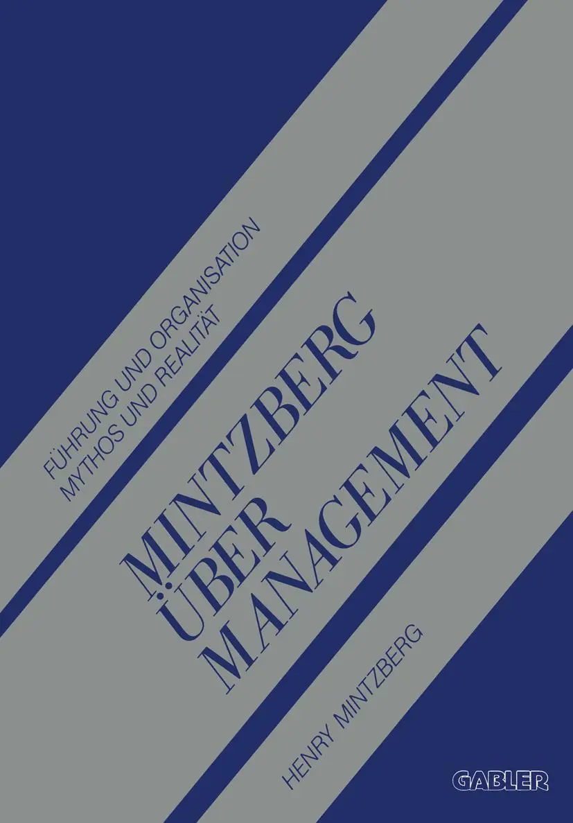 Cover: 9783409132176 | Mintzberg über Management | Henry Mintzberg | Taschenbuch | 382 S.