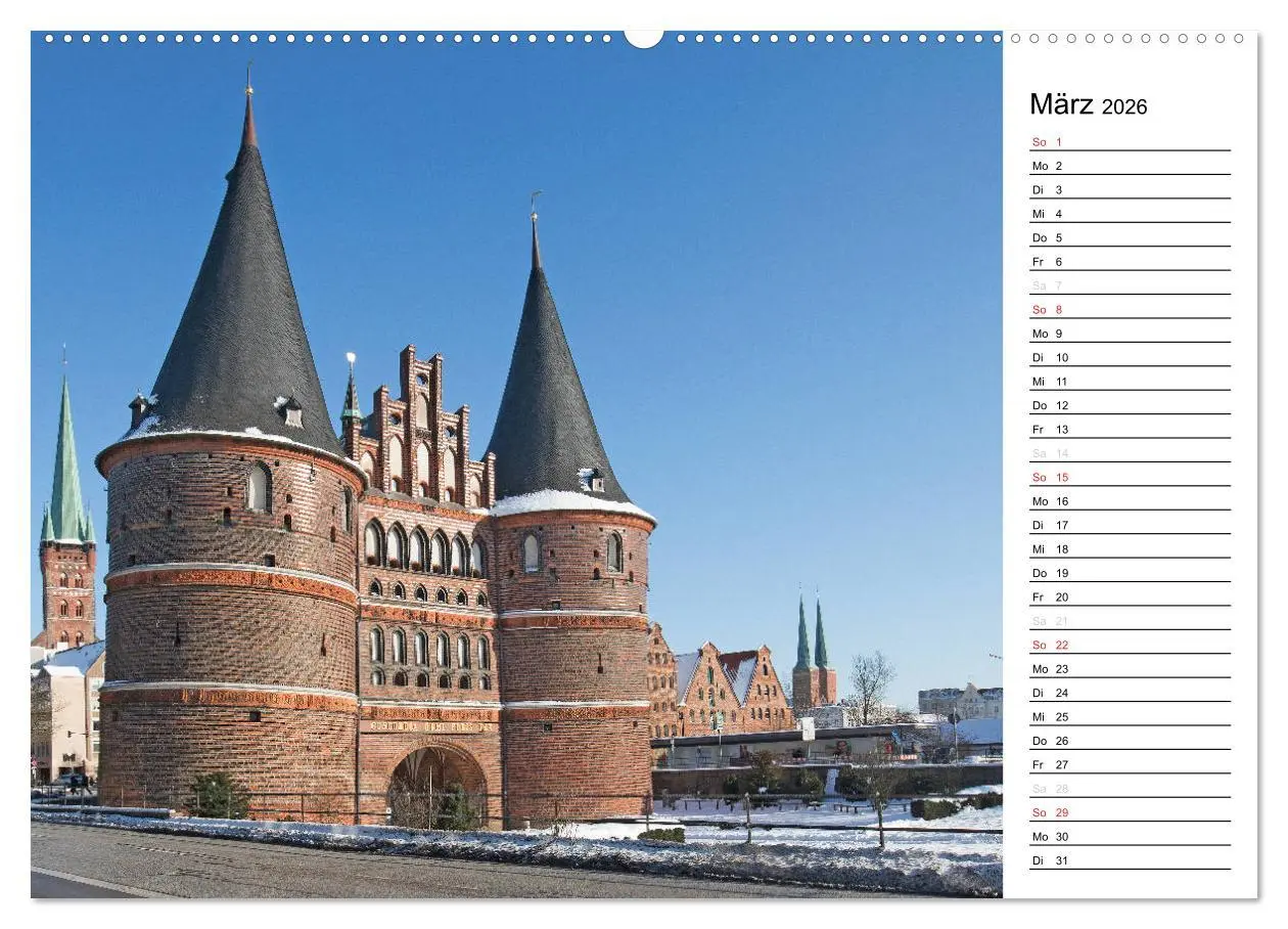 Bild: 9783516122176 | Hansestadt Lübeck / Geburtstagskalender (hochwertiger Premium...