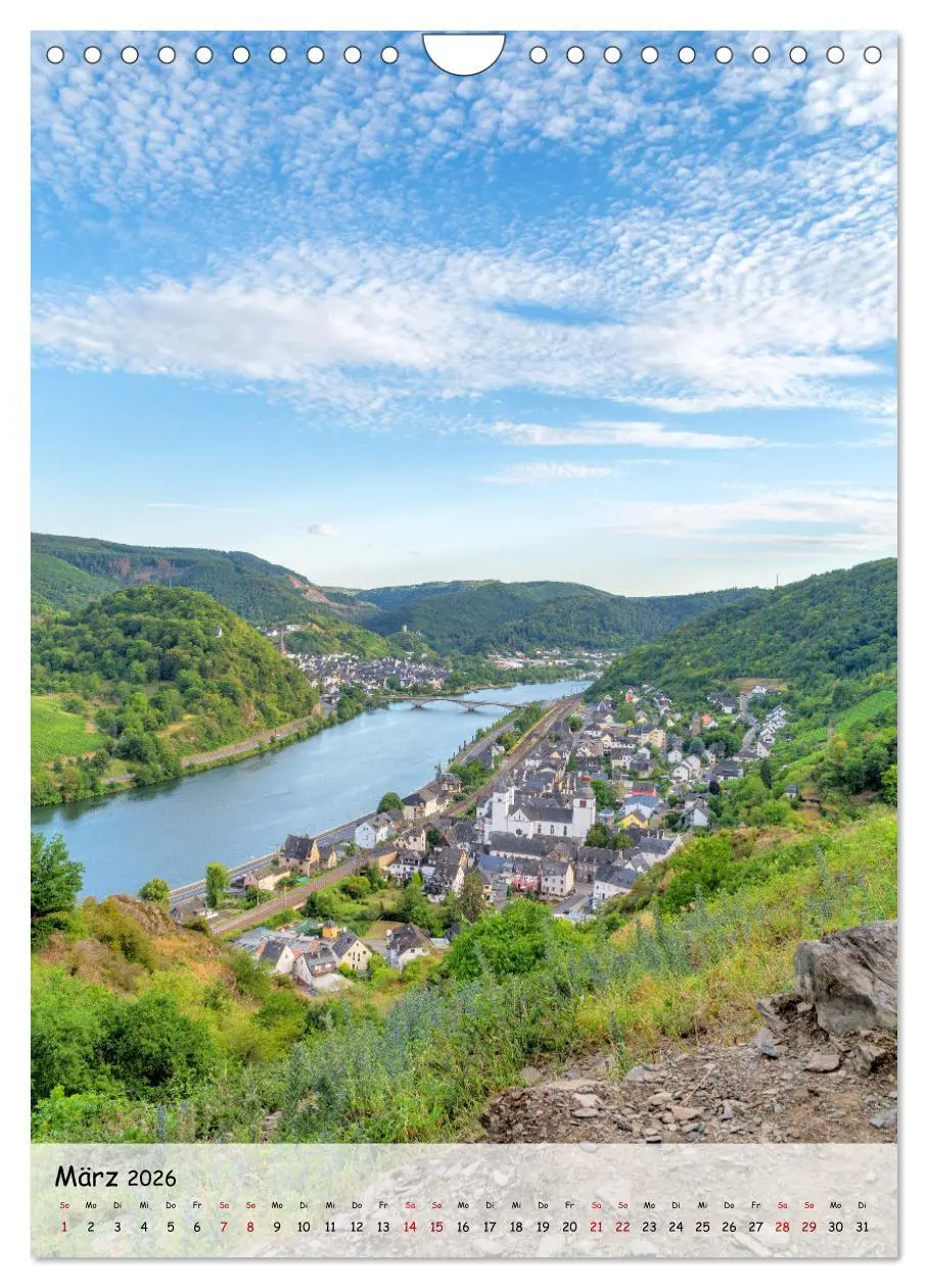 Bild: 9783516362176 | Moselzauber (Wandkalender 2026 DIN A4 hoch), CALVENDO Monatskalender