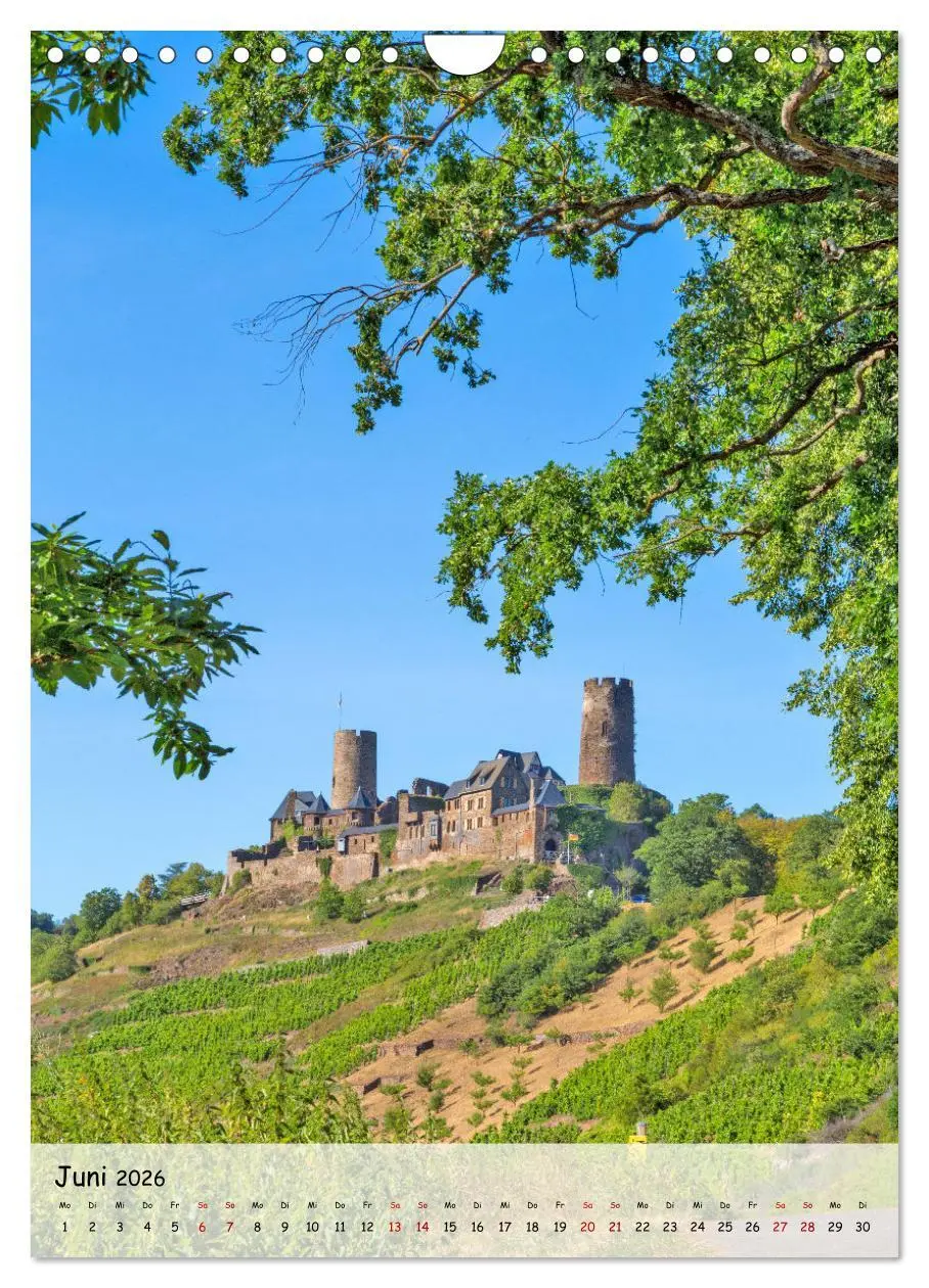 Bild: 9783516362176 | Moselzauber (Wandkalender 2026 DIN A4 hoch), CALVENDO Monatskalender