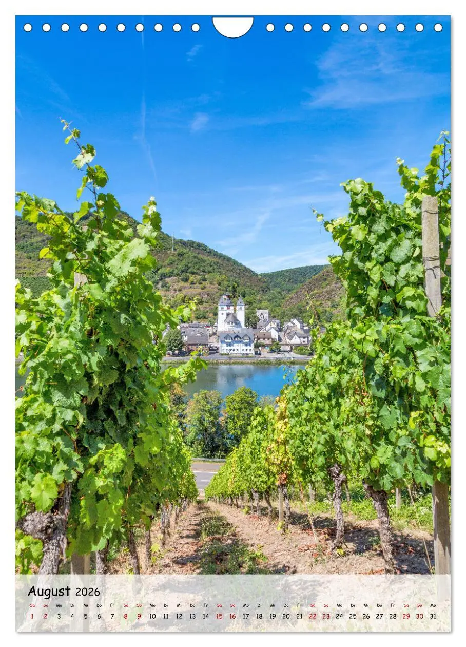 Bild: 9783516362176 | Moselzauber (Wandkalender 2026 DIN A4 hoch), CALVENDO Monatskalender