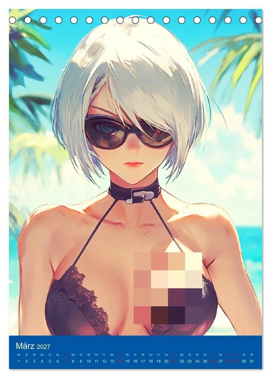 Bild: 9783516982176 | Erotische Mangas. Sexy Cartoon-Girls (Tischkalender 2027 DIN A5...