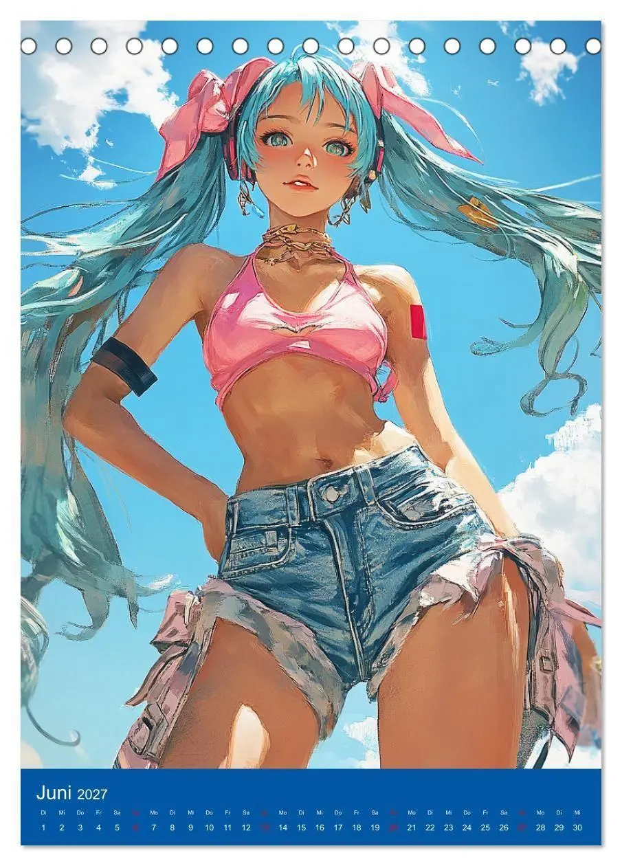 Bild: 9783516982176 | Erotische Mangas. Sexy Cartoon-Girls (Tischkalender 2027 DIN A5...