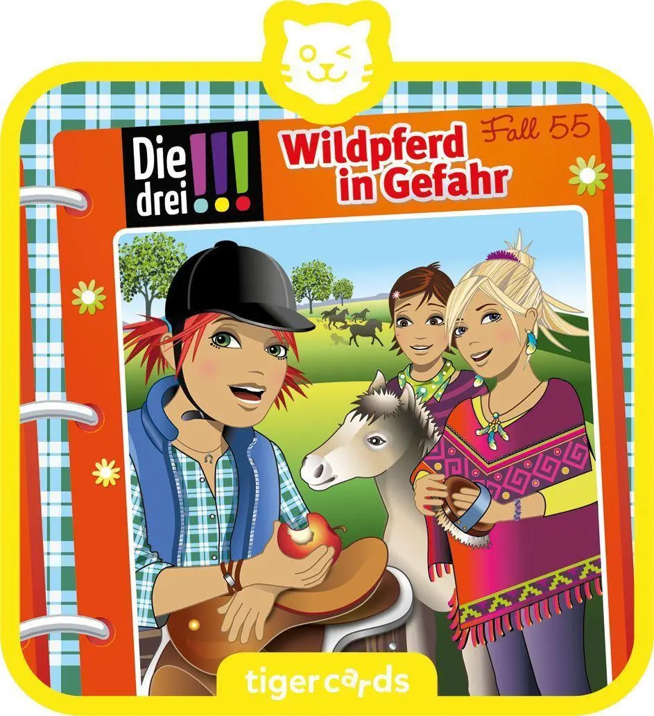 Cover: 4260535482276 | tigercard - Die drei !!! - Folge 55: Wildpferd in Gefahr | Deutsch
