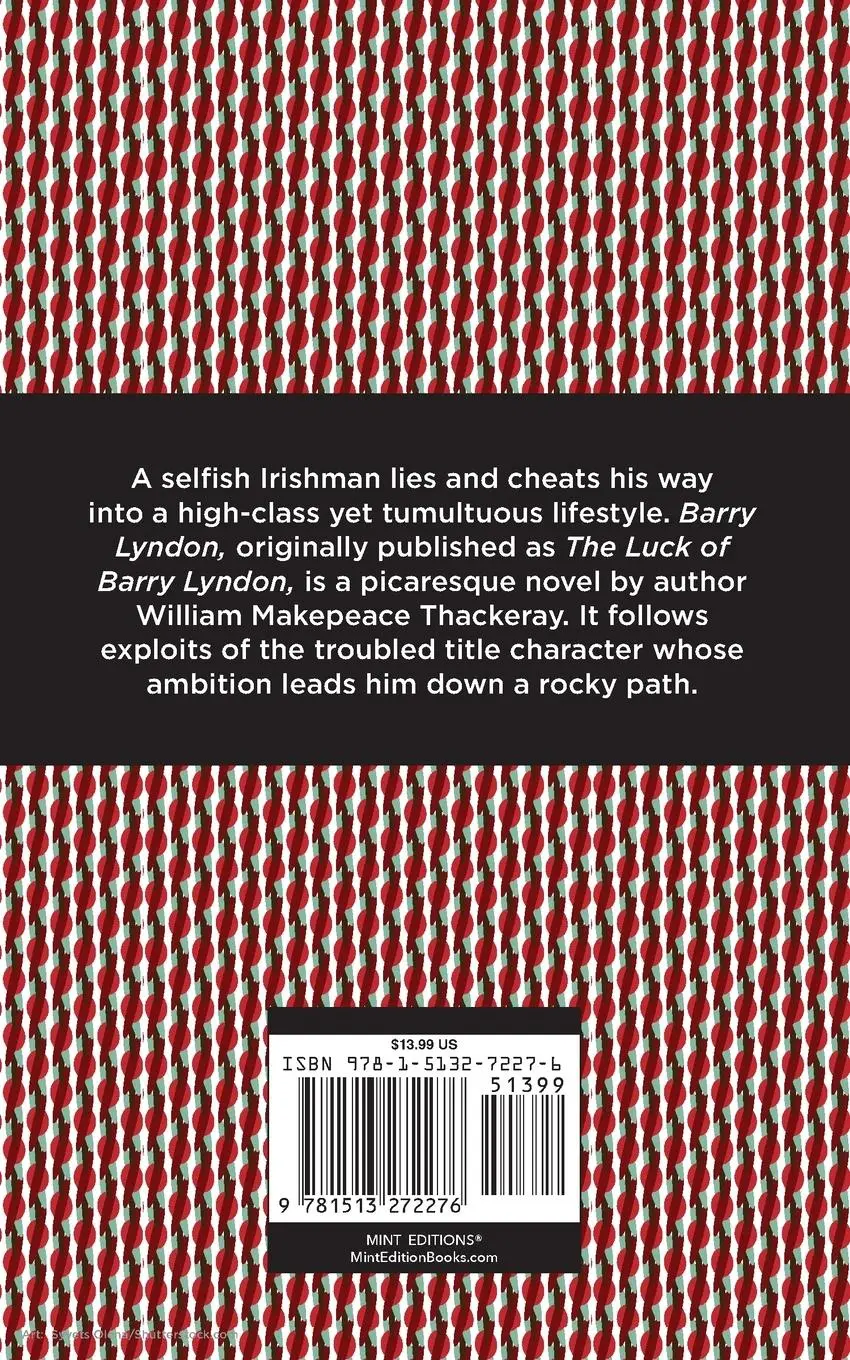 Rückseite: 9781513272276 | Barry Lyndon | William Makepeace Thackeray | Taschenbuch | Englisch