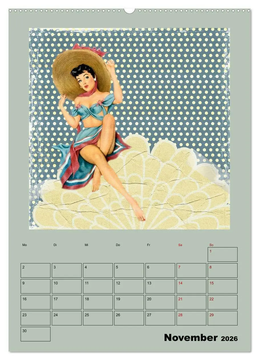Bild: 9783516352276 | Retro Kult Pin-up-Girls (hochwertiger Premium Wandkalender 2026 DIN...