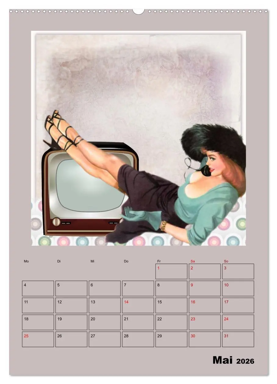 Bild: 9783516352276 | Retro Kult Pin-up-Girls (hochwertiger Premium Wandkalender 2026 DIN...