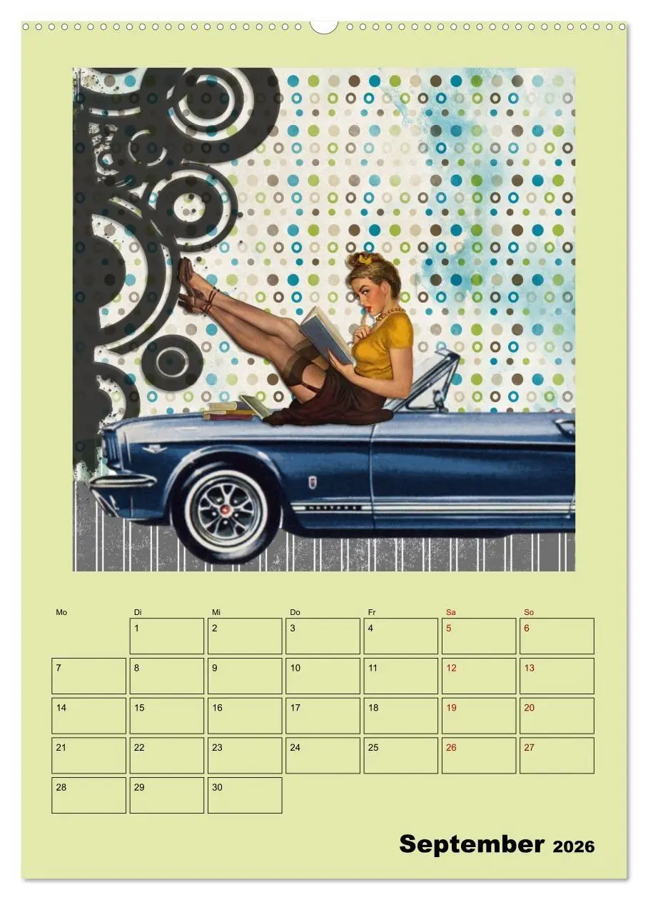 Bild: 9783516352276 | Retro Kult Pin-up-Girls (hochwertiger Premium Wandkalender 2026 DIN...