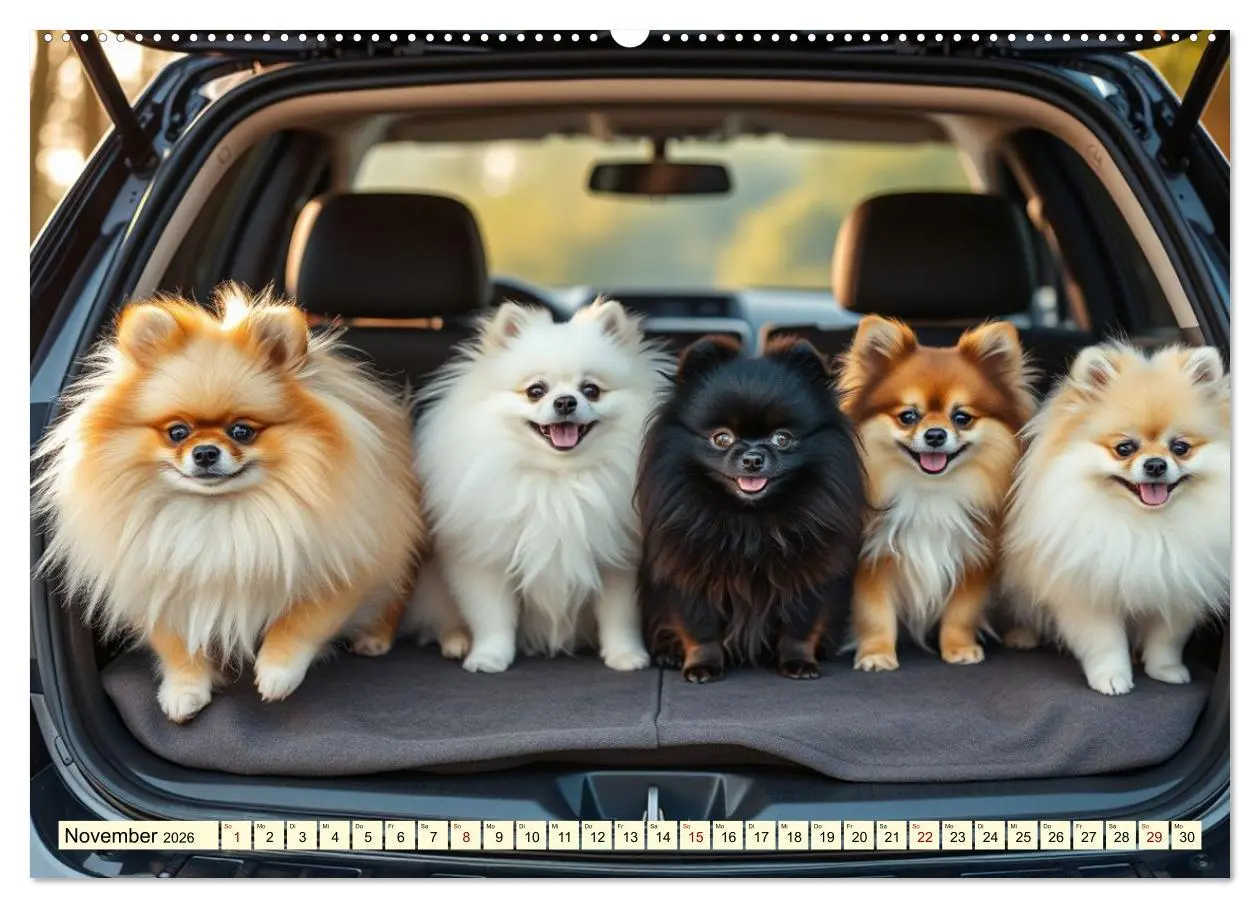 Bild: 9783516592276 | Tausendsassa - Pomeranian (hochwertiger Premium Wandkalender 2026...