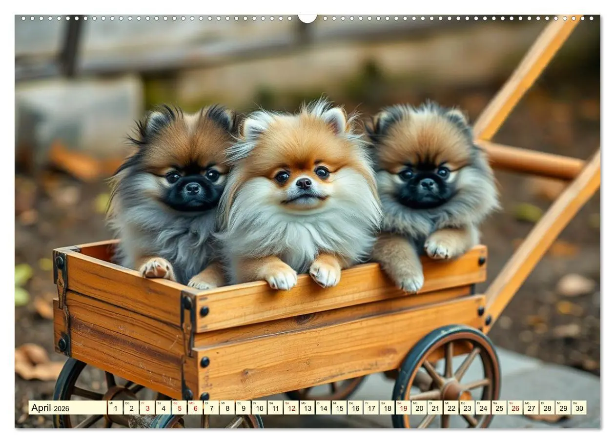 Bild: 9783516592276 | Tausendsassa - Pomeranian (hochwertiger Premium Wandkalender 2026...