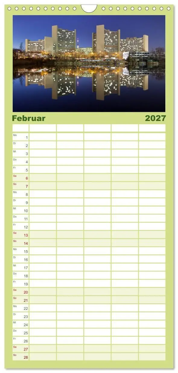 Bild: 9783594332276 | Familienplaner 2027 - Traumhaftes Wien mit 5 Spalten (Wandkalender,...