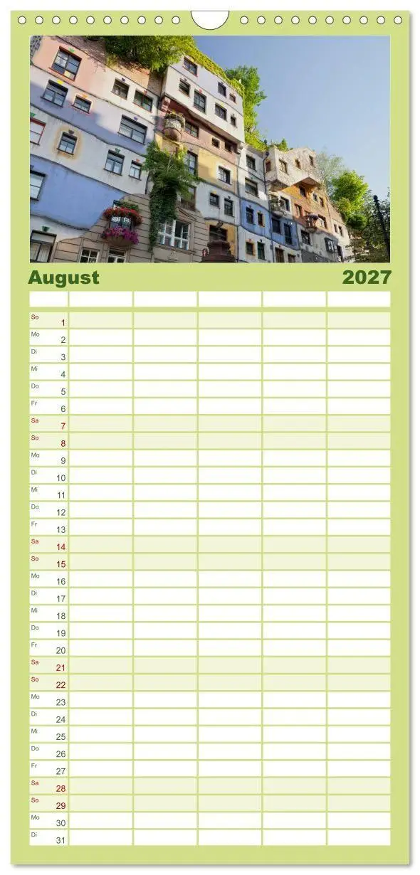 Bild: 9783594332276 | Familienplaner 2027 - Traumhaftes Wien mit 5 Spalten (Wandkalender,...